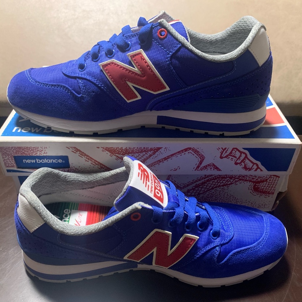 New Balance Lifestyle Mode De Vie 996 Blue/Red NWB - Men’s Size 7